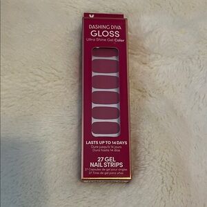 Dashing Diva Gloss Ultra Shine Gel Color Press-On Nails - Pink